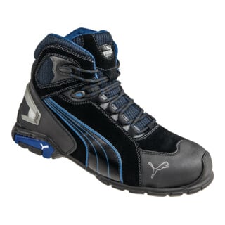 Sicherheitsstiefel EN20345 S3 Rio Black Mid Gr. 42 Veloursleder Aluminiumkappe