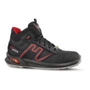Sicherheitsstiefel Sonic Gr.43 schwarz/rot Leder/Nylon S3 SRC ESD EN20345 Lupos