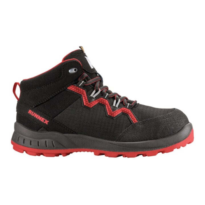 Sicherheitsstiefel TeamStar 5312 Gr.45 schwarz/rot S3 SRC ESD EN20345