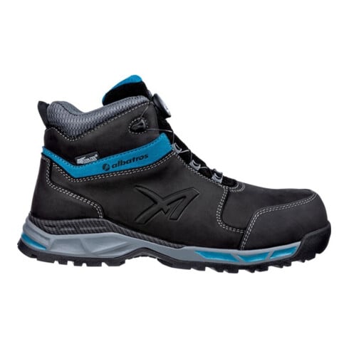 Sicherheitsstiefel TOFANE BLACK QL CTX MID Gr.45 schw/blau S3 EN ISO 20345:2011