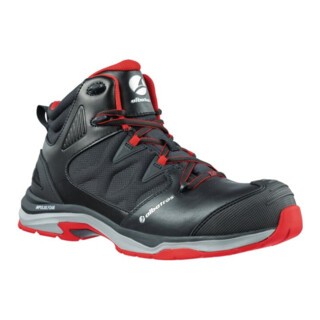 ULTRATRAIL Sicherheitsstiefel BLACK MID noir/rouge cuir