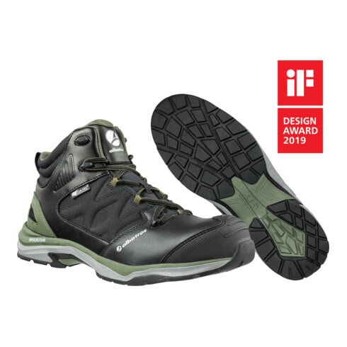 Sicherheitsstiefel ULTRATRAIL OLIVE CTX MID Gr.47 schwarz/oliv Leder