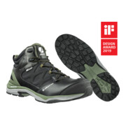 ULTRATRAIL Bottines de sécurité CTX MID cuir noir/olive-4