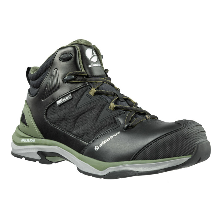 Sicherheitsstiefel ULTRATRAIL OLIVE CTX MID Taille 39 noir/olive cuir