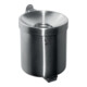 Sicherheitswandascher Ø90xH100mm silberfarbig m.Kippvorrichtung TKG-1
