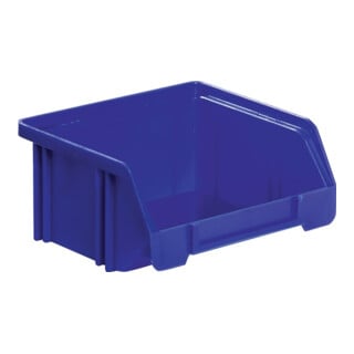Sichtlagerkasten Gr.5 blau L.88/64xBreite 102xH.51mm a.PS stapelbar