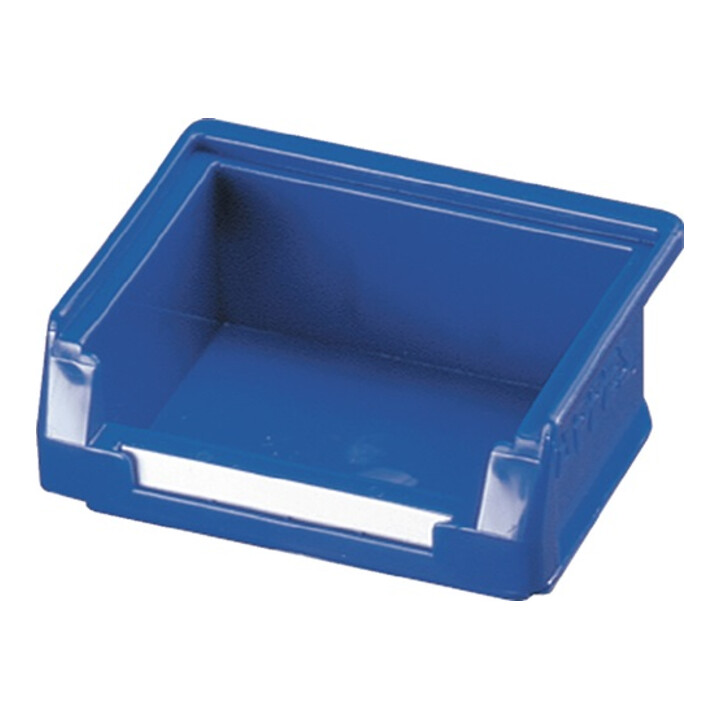 Sichtlagerkasten blau für Schlitzplatte aus schlag- und stoßfestem Polyethylen