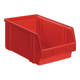 Sichtlagerkasten L290/266xB140xH130mm PS rot LA-KA-PE