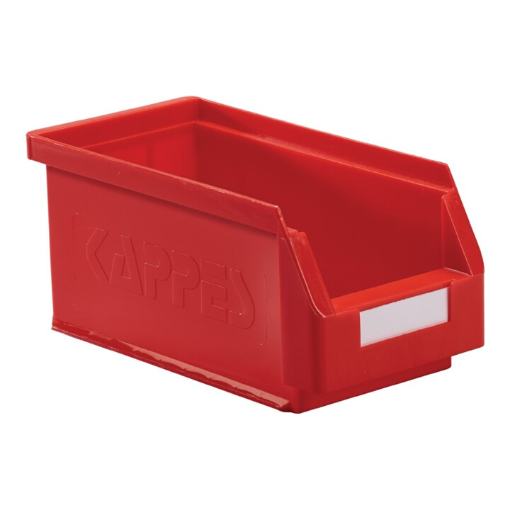 Sichtlagerkasten L290xB140xH130mm PE rot KAPPES