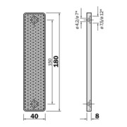 Sick Reflektor 40x180mm PL180E01-1