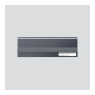 Siedle Boîte aux lettres avec fente BE 611-3/1-0 anthracite gris