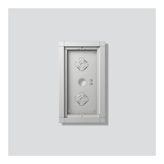 Siedle Boîtier en saillie GA 612-2/1-01 Argent métallisé