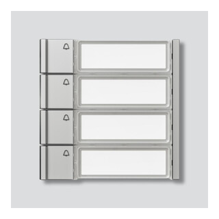Siedle Boutons d'appel TM 700-4-0 SM Argent métallique