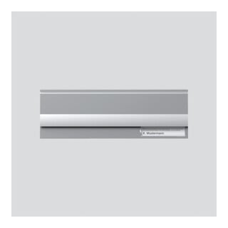Siedle Brief-Einwurfklappe BE 611-3/1-0 SM silber metallisch