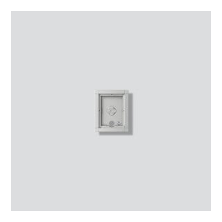 Siedle Gehäuse-Aufputz GA 612-1/1-01 Silber-Metallic