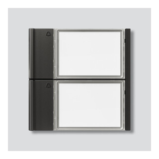 Siedle Ruftasten TM 700-2-0 DG dunkelgrau-glimmer