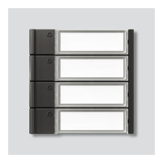 Siedle Ruftasten TM 700-4-0 dunkelgrau-glimmer
