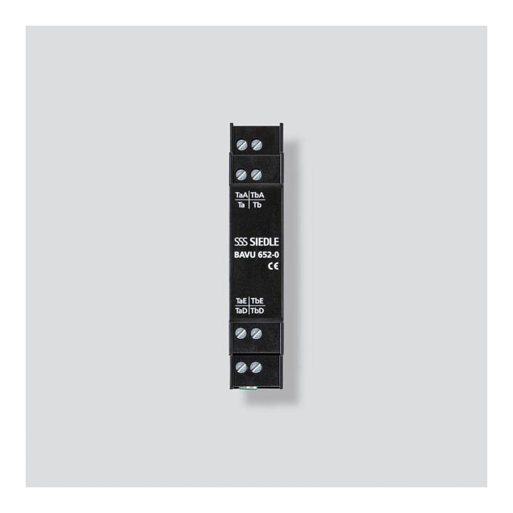 Siedle&Söhne Bus-Audio/Video-Verteiler unsymetr.schwarz BAVU 652-0
