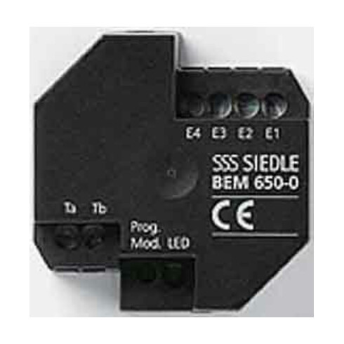 Siedle&Söhne Bus-Eingangs-Modul Schwarz BEM 650-02