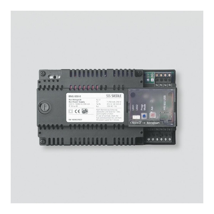 Siedle&Söhne Bus-Netzgerät f.In-Home-Bus Audio BNG 650-0 DE