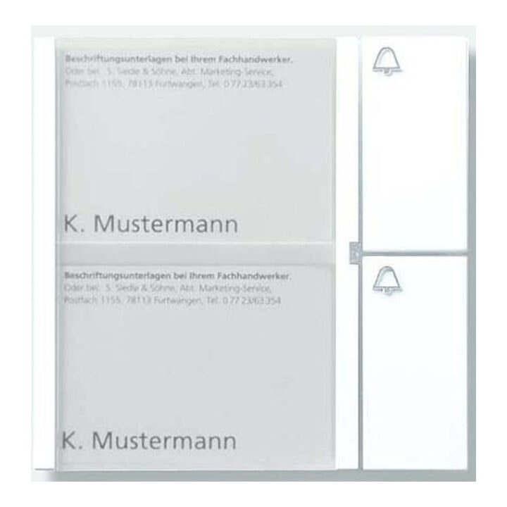Siedle&Söhne Bus-Tasten-Modul dgr/gli BTM 650-02 DG