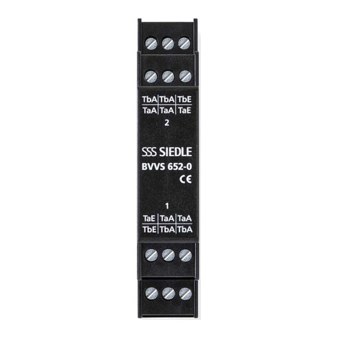 Siedle&Söhne Bus-Video-Verteiler symetr.schwarz BVVS 652-0