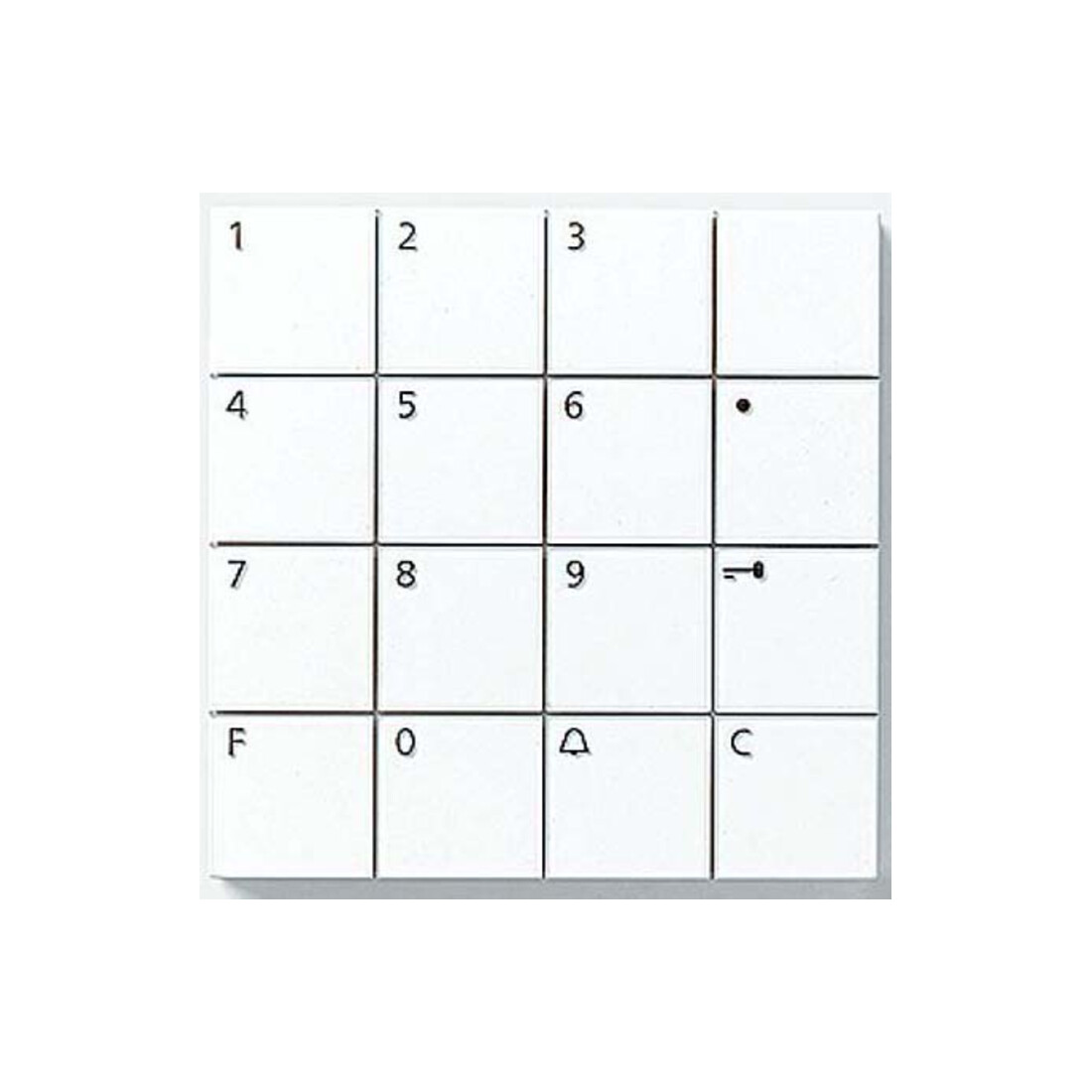 Siedle&Söhne Codeschloss-Modul weiss COM 611-02 W
