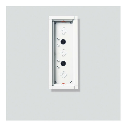 Siedle&Söhne Gehäuse-Aufputz 3Module sil/met GA 612-3/1-0 SM