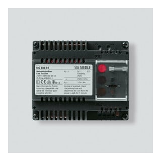 Siedle&Söhne Gleichrichter 230V/12VAC - 23,3VDC NG 602-01 DE