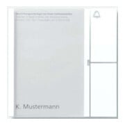 Siedle&Söhne Tasten-Modul weiss TM 612-1 W-4