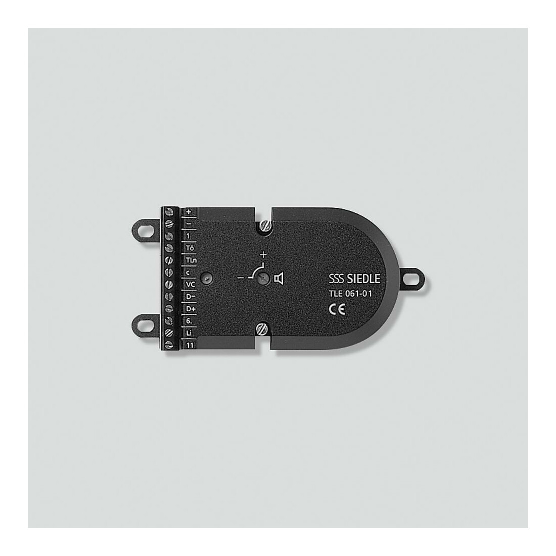 Siedle&Söhne Türlautsprecher für 1+n-Technik, sw TLE 061-01