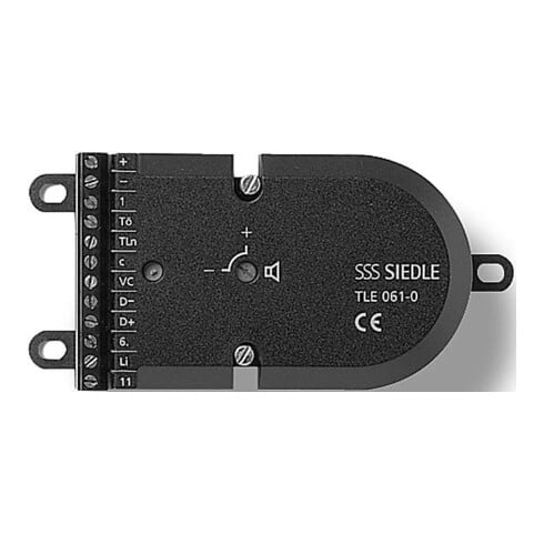 Siedle&Söhne Türlautsprecher für 1+n-Technik, sw TLE 061-01