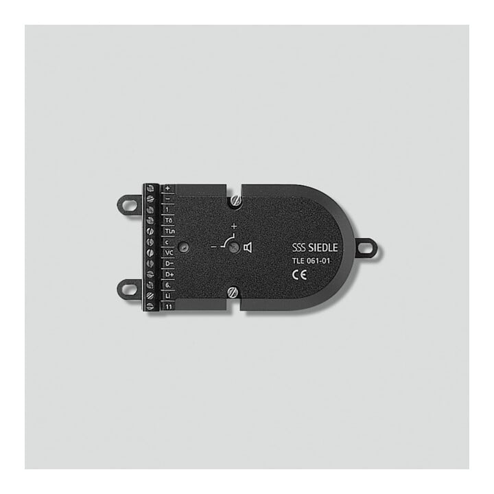 Siedle&Söhne Türlautsprecher für 1+n-Technik, sw TLE 061-01