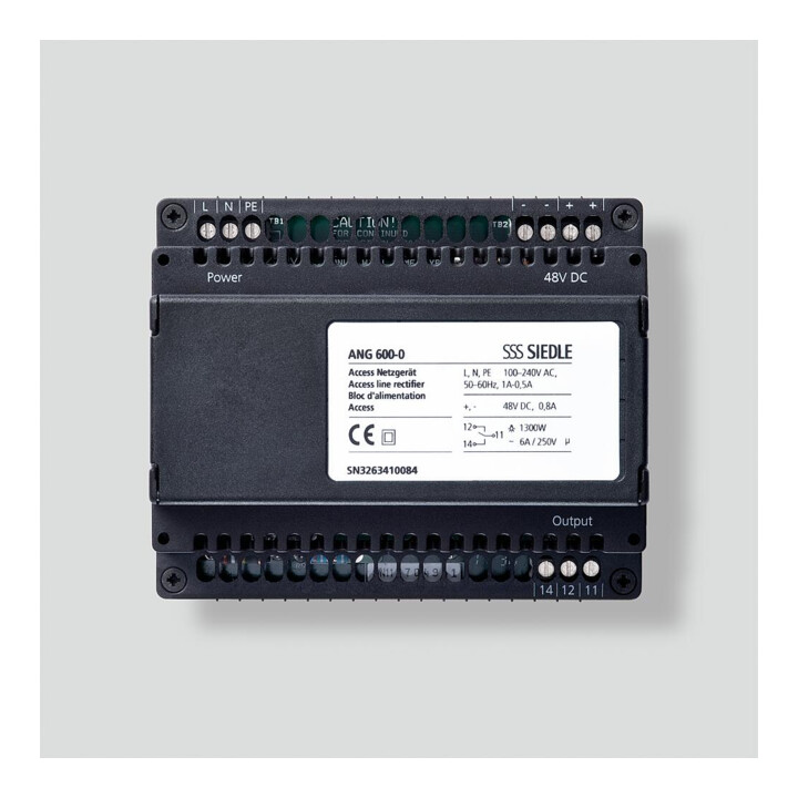 Siedle&Söhne Access Bloc d’alimentation 100-240 VCA noir ANG 600-0