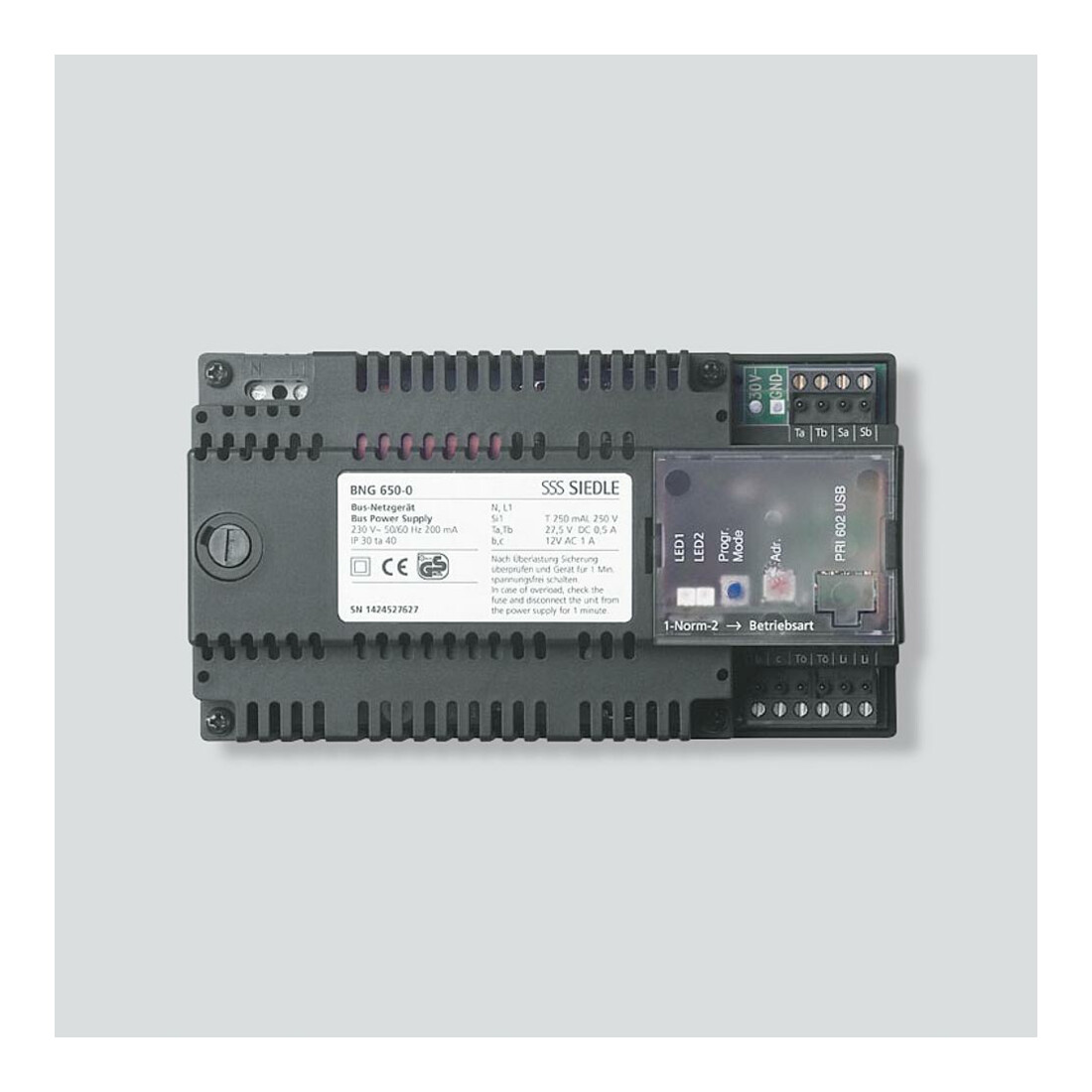 Siedle&Söhne Alimentation réseau bus pour In-Home-Bus Audio BNG 650-0 DE