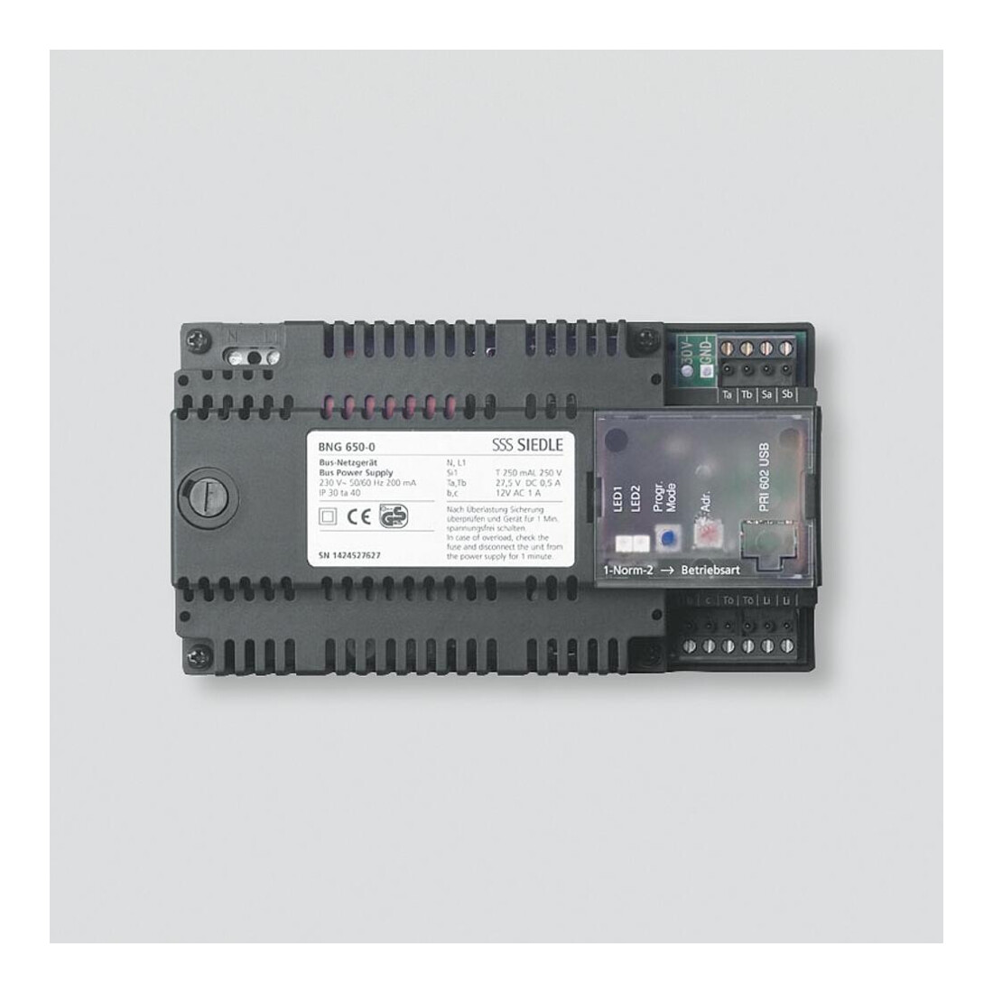 Siedle&Söhne Alimentation réseau bus pour In-Home-Bus Audio BNG 650-0 DE