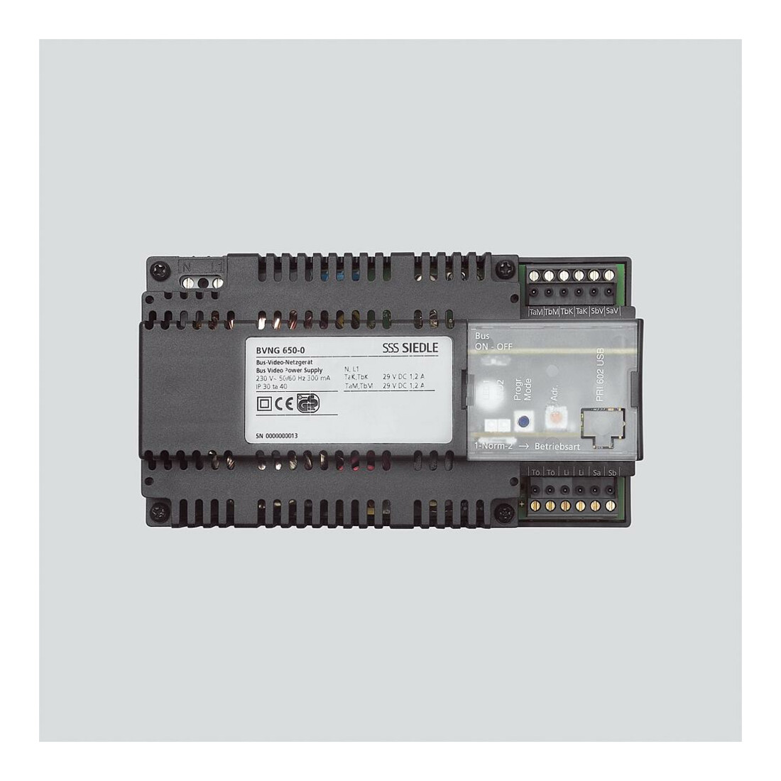Siedle&Söhne Alimentation vidéo bus pour In-Home-Bus Video BVNG 650-0 DE