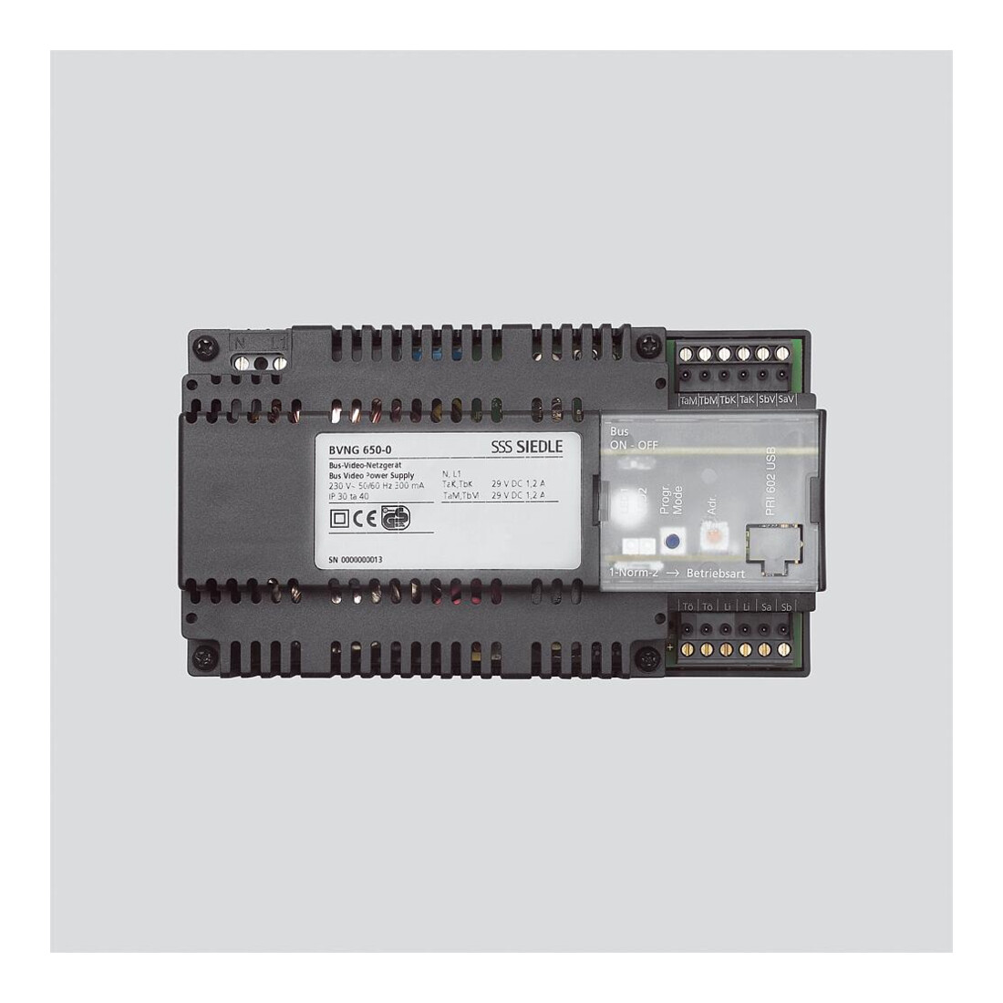 Siedle&Söhne Alimentation vidéo bus pour In-Home-Bus Video BVNG 650-0 DE