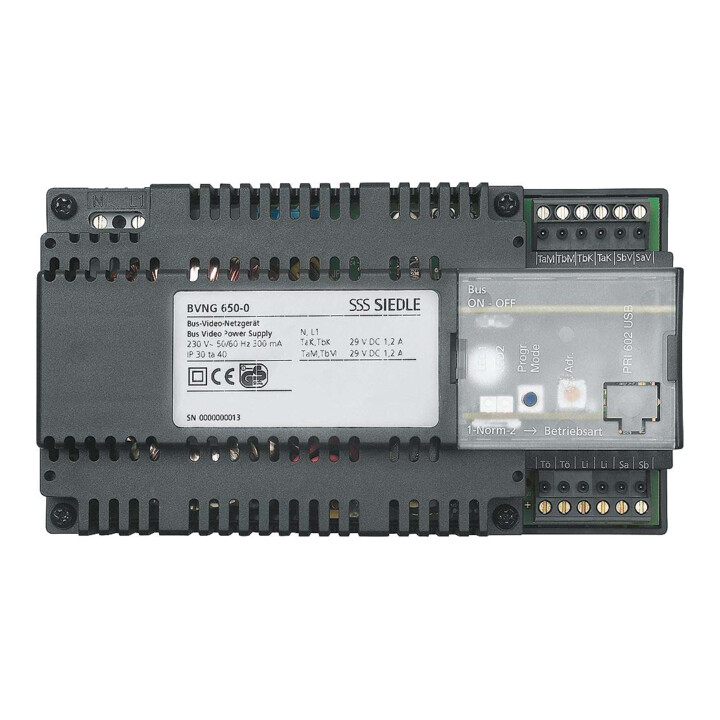 Siedle&Söhne Alimentation vidéo bus pour In-Home-Bus Video BVNG 650-0 DE