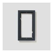 Siedle&Söhne Cadre combiné alu/gris anthracite KR 611-2/1-0 AG-1