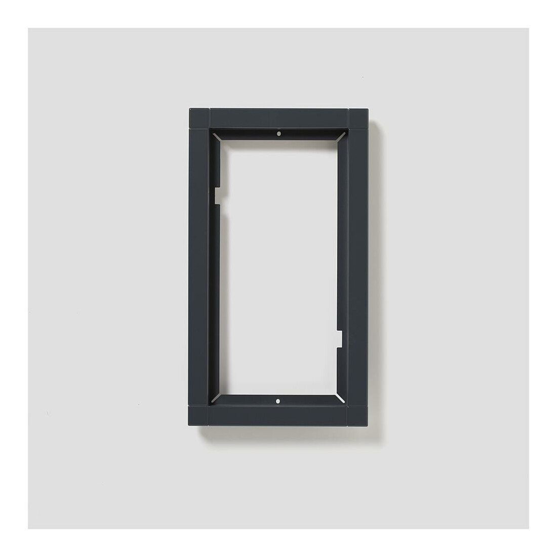 Siedle&Söhne Cadre combiné alu/gris anthracite KR 611-2/1-0 AG