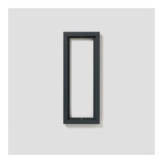 Siedle&Söhne Cadre combiné alu/gris anthracite KR 611-3/1-0 AG