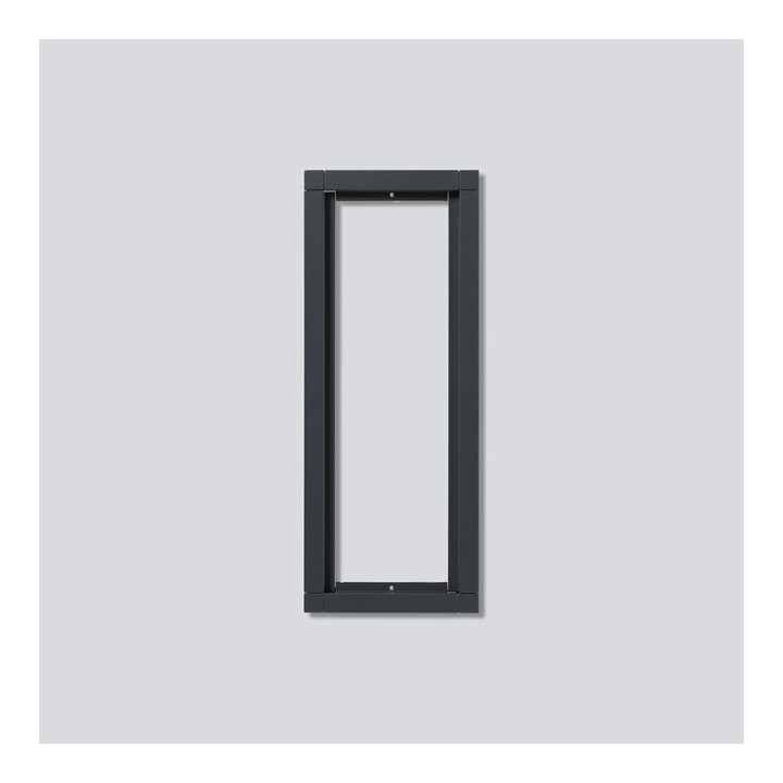 Siedle&Söhne Cadre combiné alu/gris anthracite KR 611-3/1-0 AG