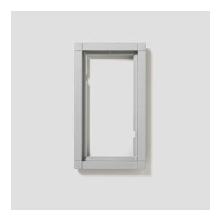 Siedle&Söhne Cadre combiné argent/métal KR 611-2/1-0 SM