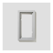 Siedle&Söhne Cadre combiné argent/métal KR 611-2/1-0 SM-1