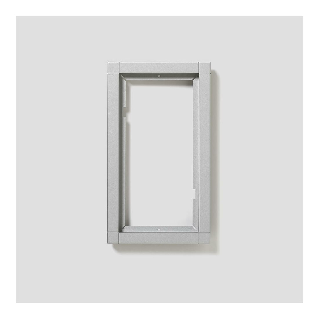 Siedle&Söhne Cadre combiné argent/métal KR 611-2/1-0 SM