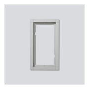 Siedle&Söhne Cadre combiné argent/métal KR 611-2/1-0 SM-3