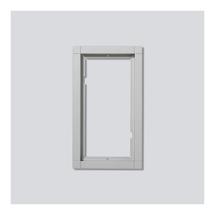 Siedle&Söhne Cadre combiné argent/métal KR 611-2/1-0 SM