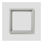 Siedle&Söhne Cadre combiné argent/métal KR 611-2/2-0 SM-1
