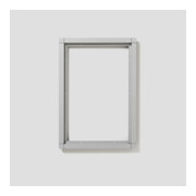 Siedle&Söhne Cadre combiné argent/métal KR 611-3/2-0 SM-1